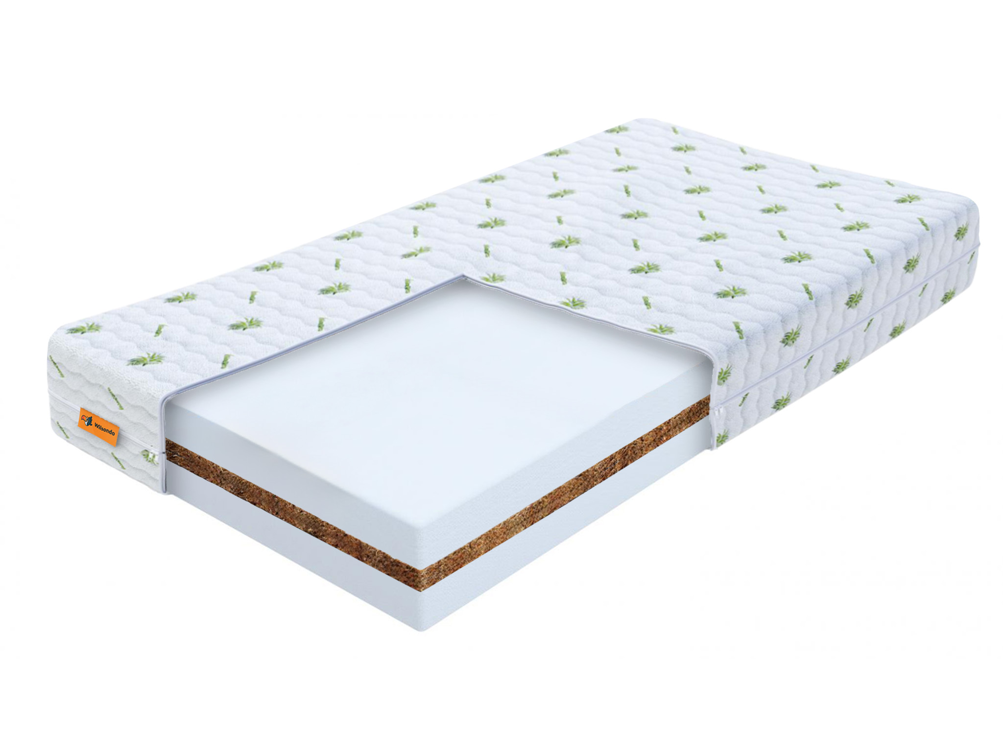 Wilsondo Dječji antialergijski madrac Kokos Plus 70x160 – Aloe Vera navlaka