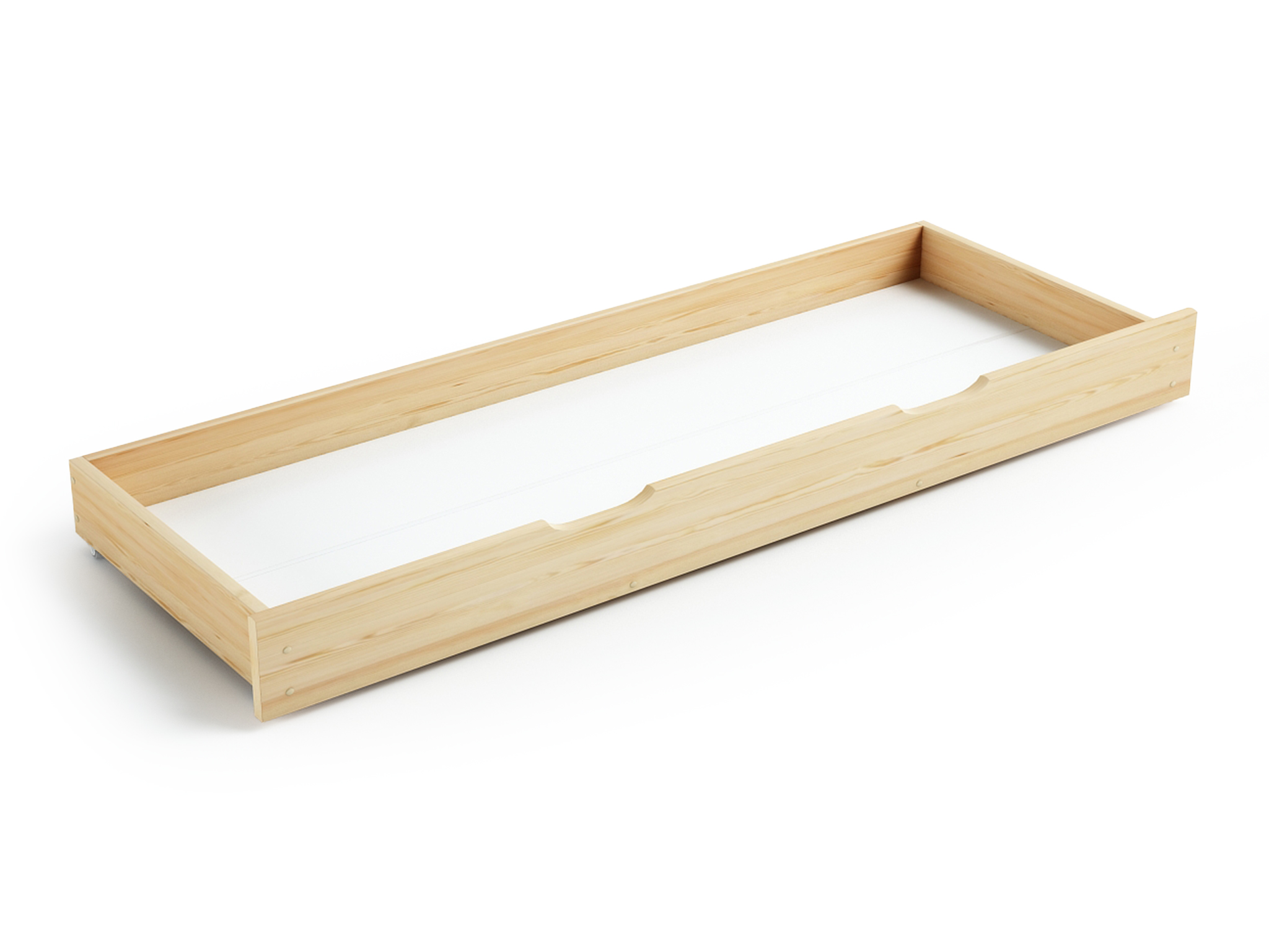 Univerzálny drevený úložný box 178x55 k detským posteliam - borovica
