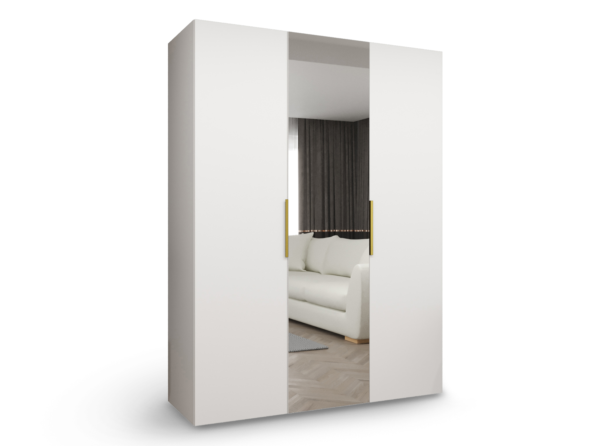 Skriňa Marbella 2 150x202x52 - biela