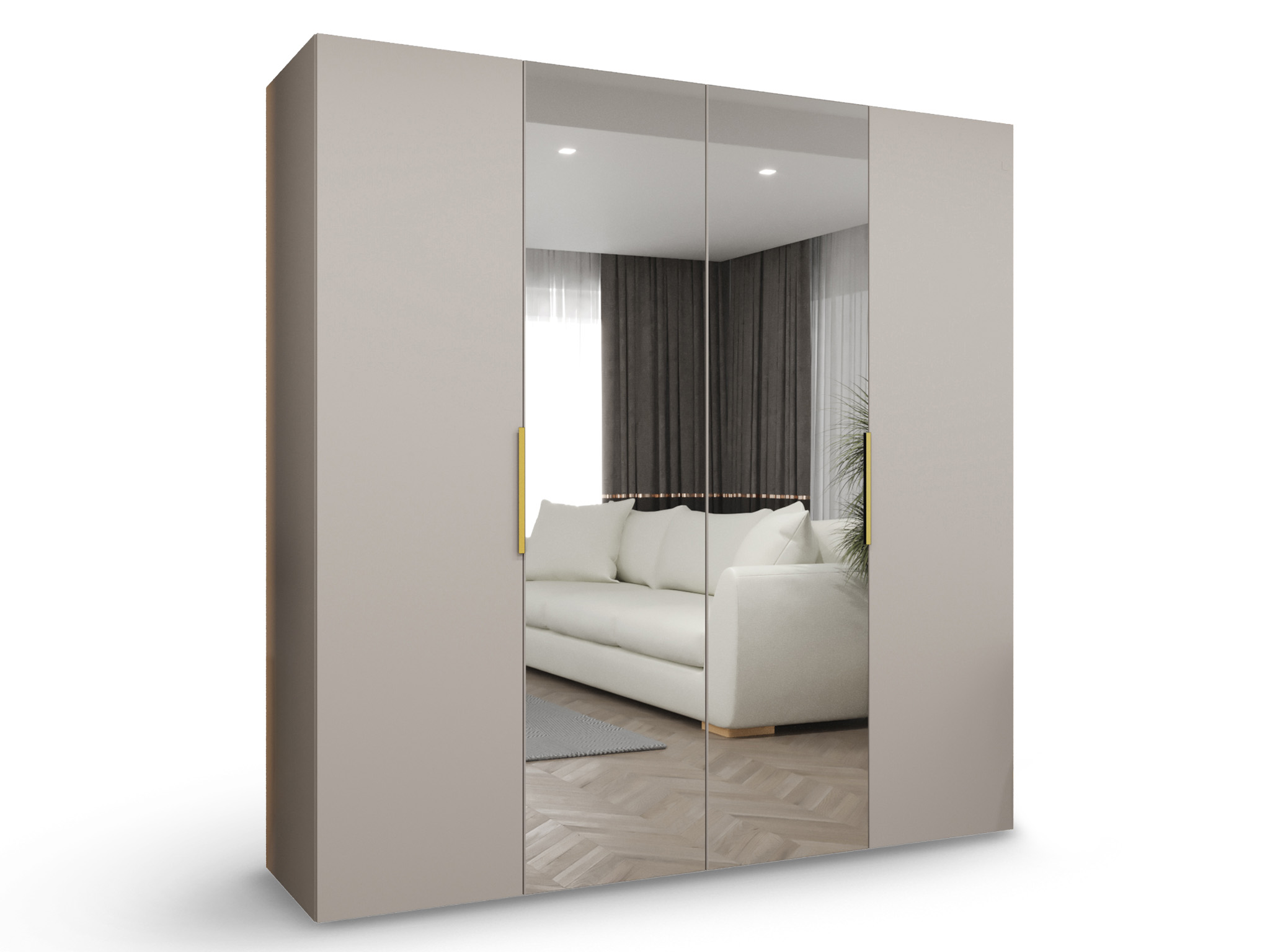 Skriňa Marbella 2 200x202x52 - kašmír
