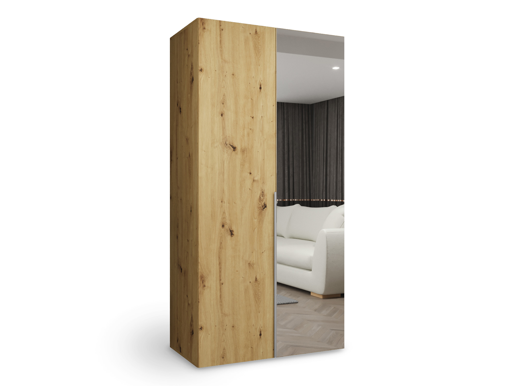 Skriňa Alicante 2 100x202x52 - dub artisan