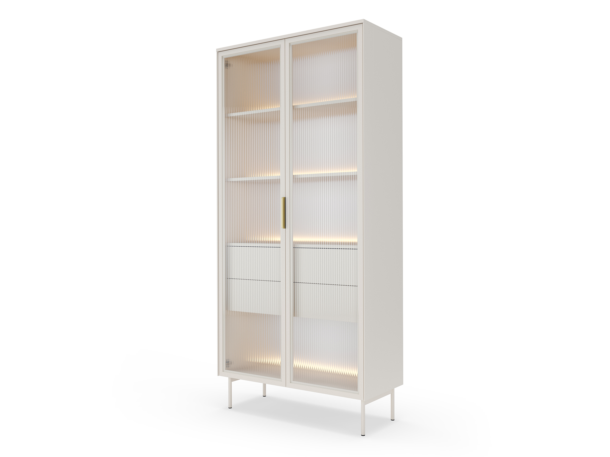 LIMU 91 2D2S magas vitrin - kasmír / arany