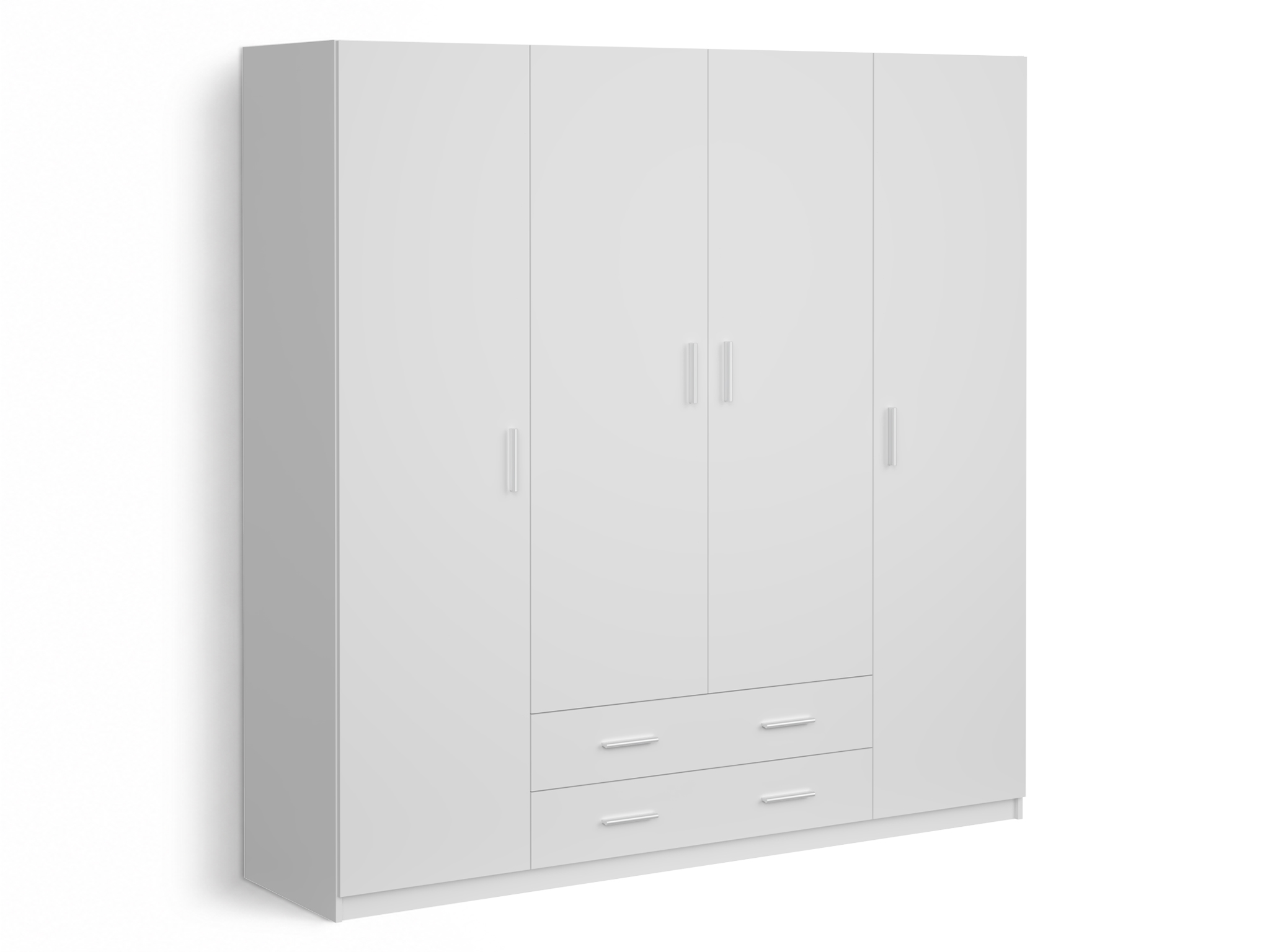 GE Šatníková skriňa Mupo 200x200x51 - biela