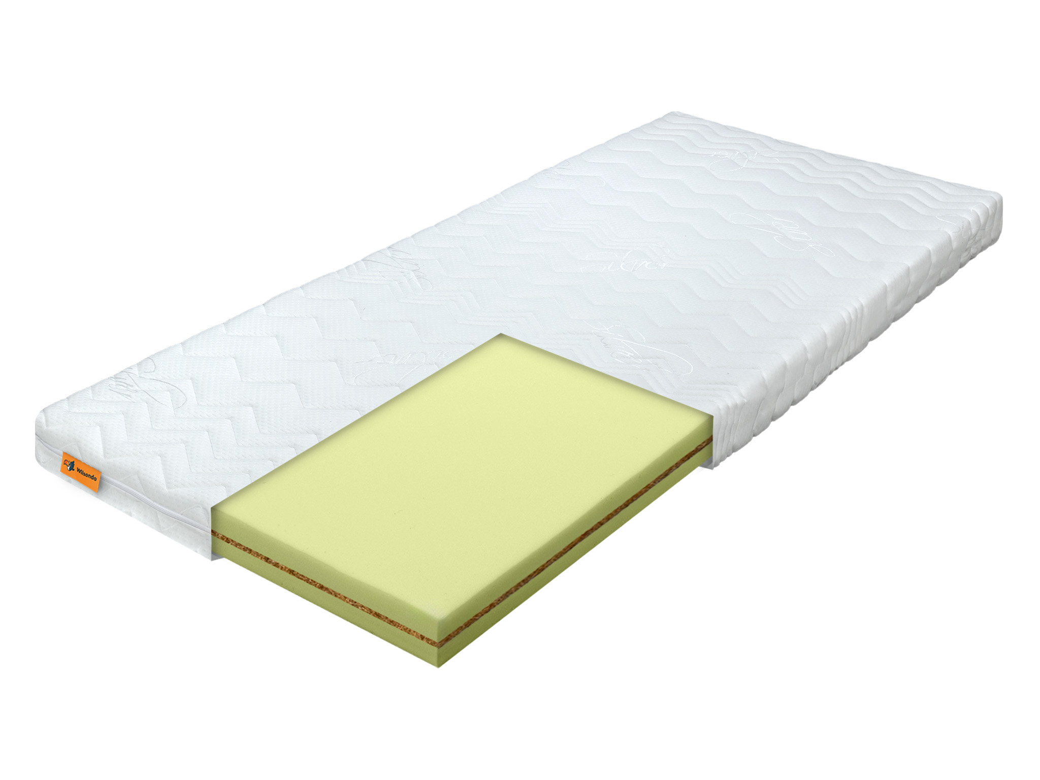 Wilsondo Detský penový matrac Healthy Kid 200x90 - Nosnosť 100 kg - H3 - stredne tvrdý