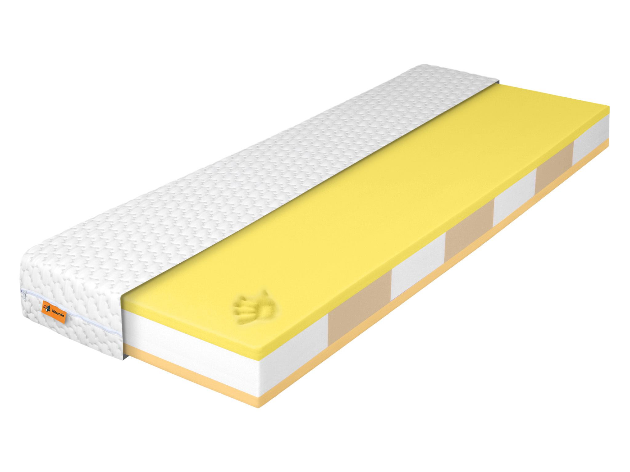 Wilsondo Penový matrac s pamäťovou penou Flexora 120×200 - Nosnosť 90 kg - H4 - tvrdý