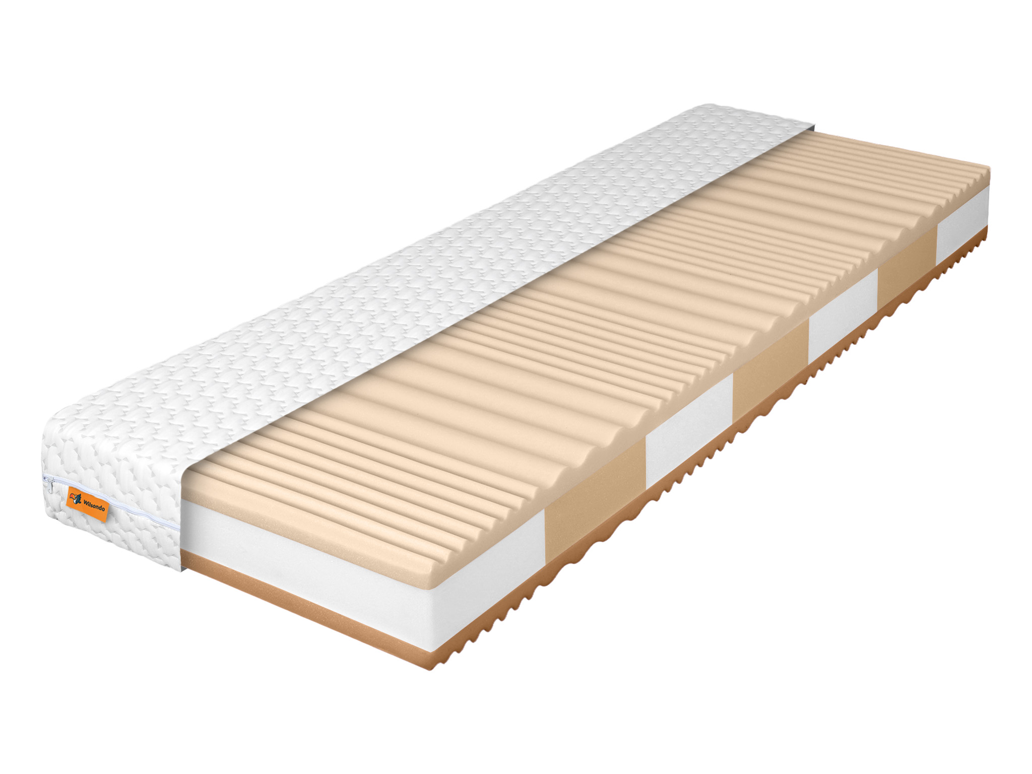 Wilsondo Penový matrac Zonella 90x200 - Nosnosť 90 kg - H3 - stredne tvrdý