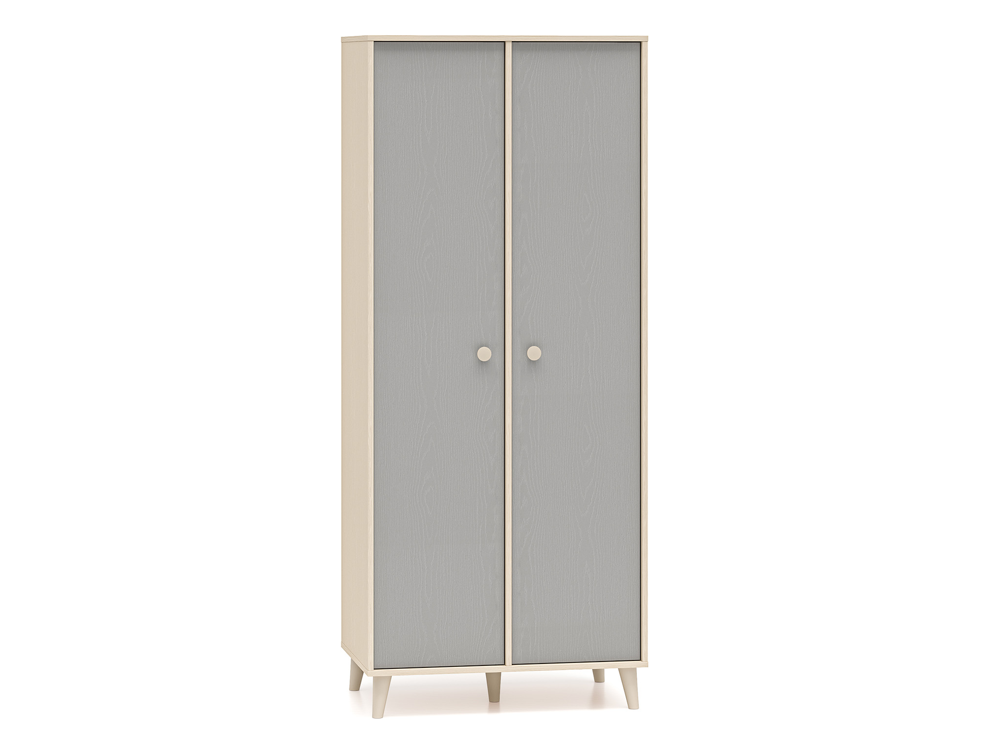 Šatníková skriňa Mevel 80x190x51 - sivá