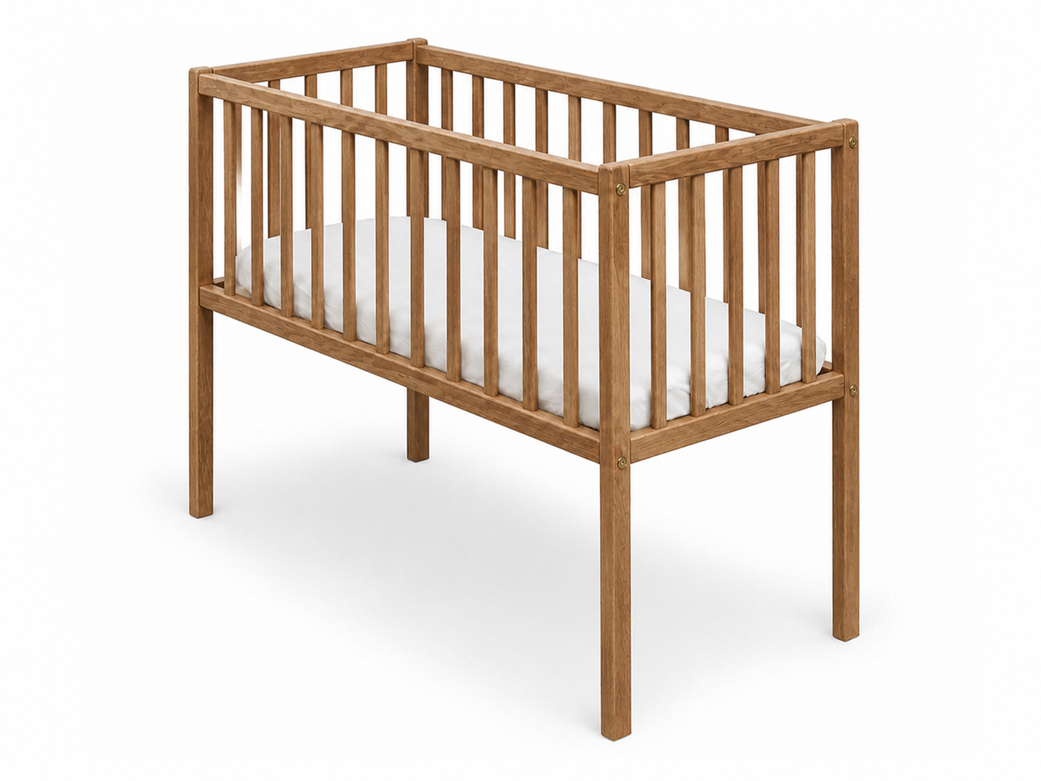 WO Detská postieľka Crib Side 90x40 - orech