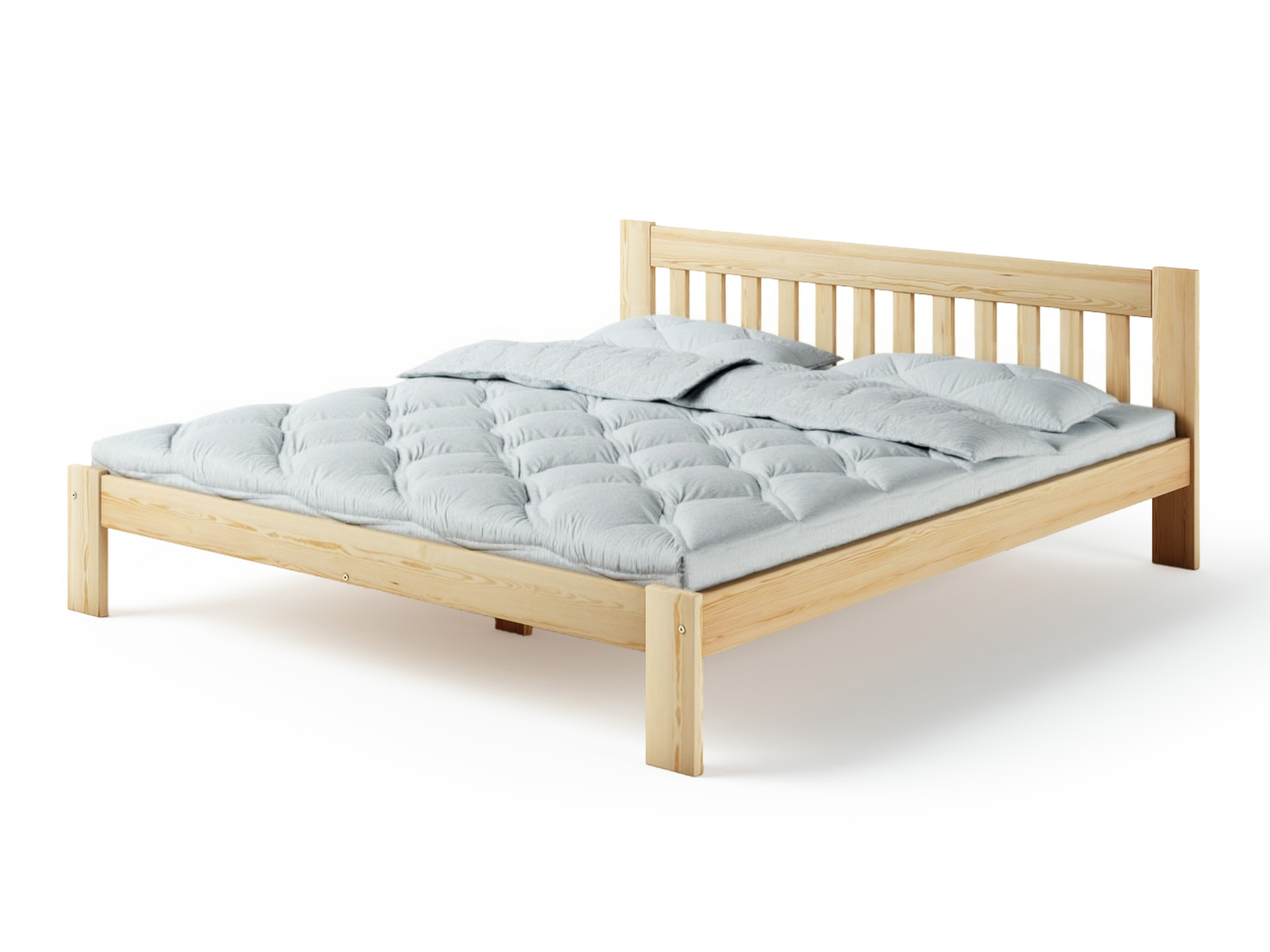 Jednolôžková drevená posteľ Dubhe 120x200 - borovica