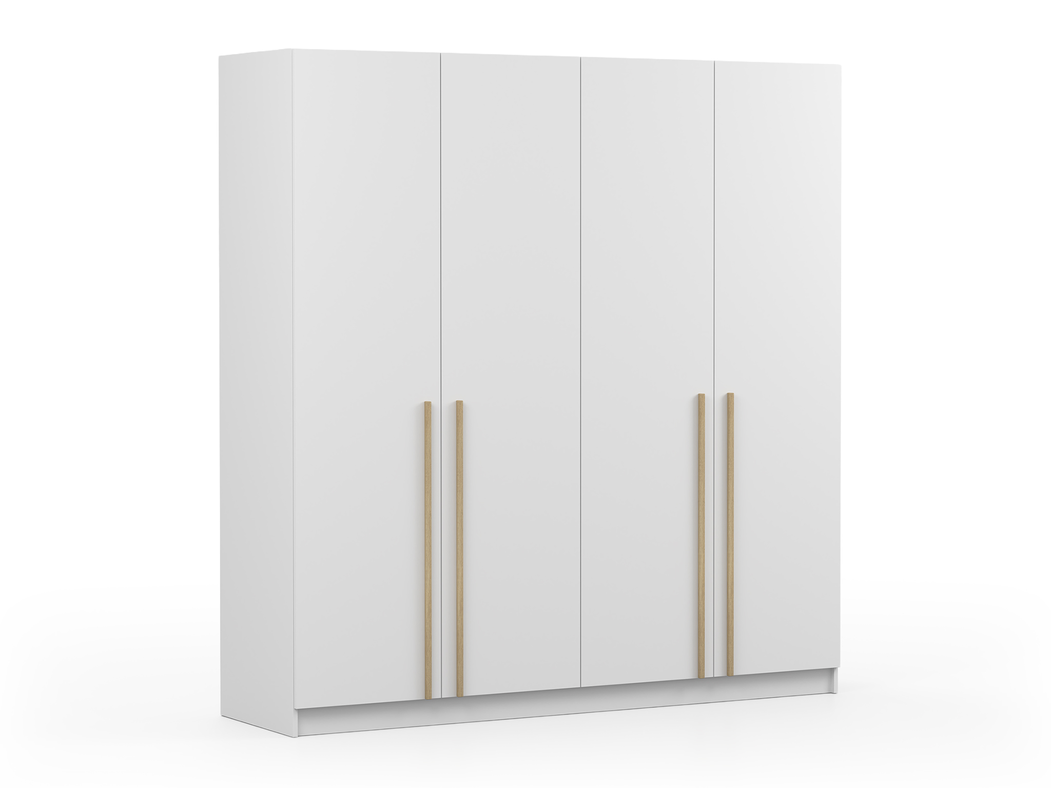 Šatníková skriňa Sevella 200x210x57 - biela/dub