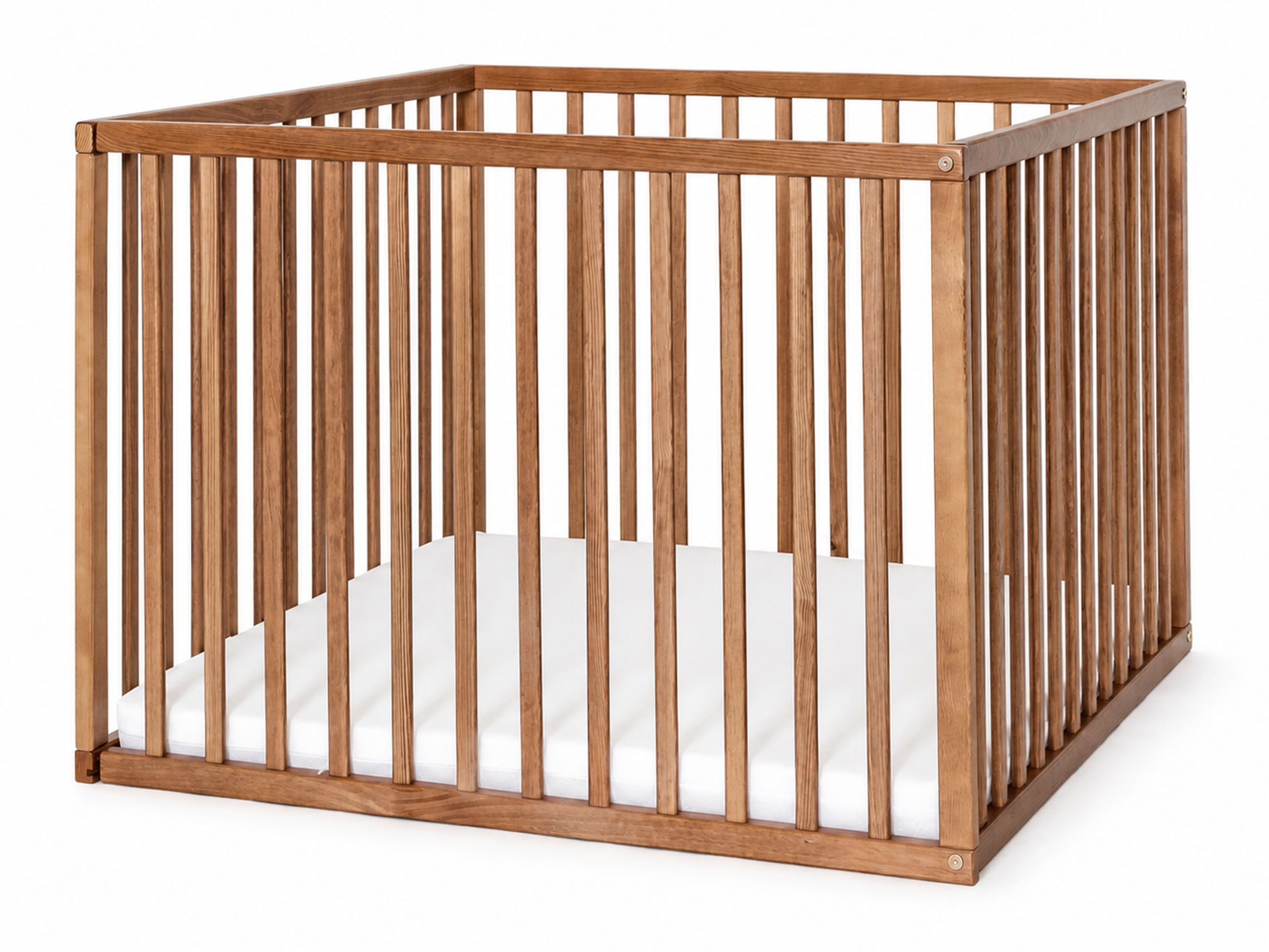 WO Ohrádka pre deti Playkid 90x90 - orech