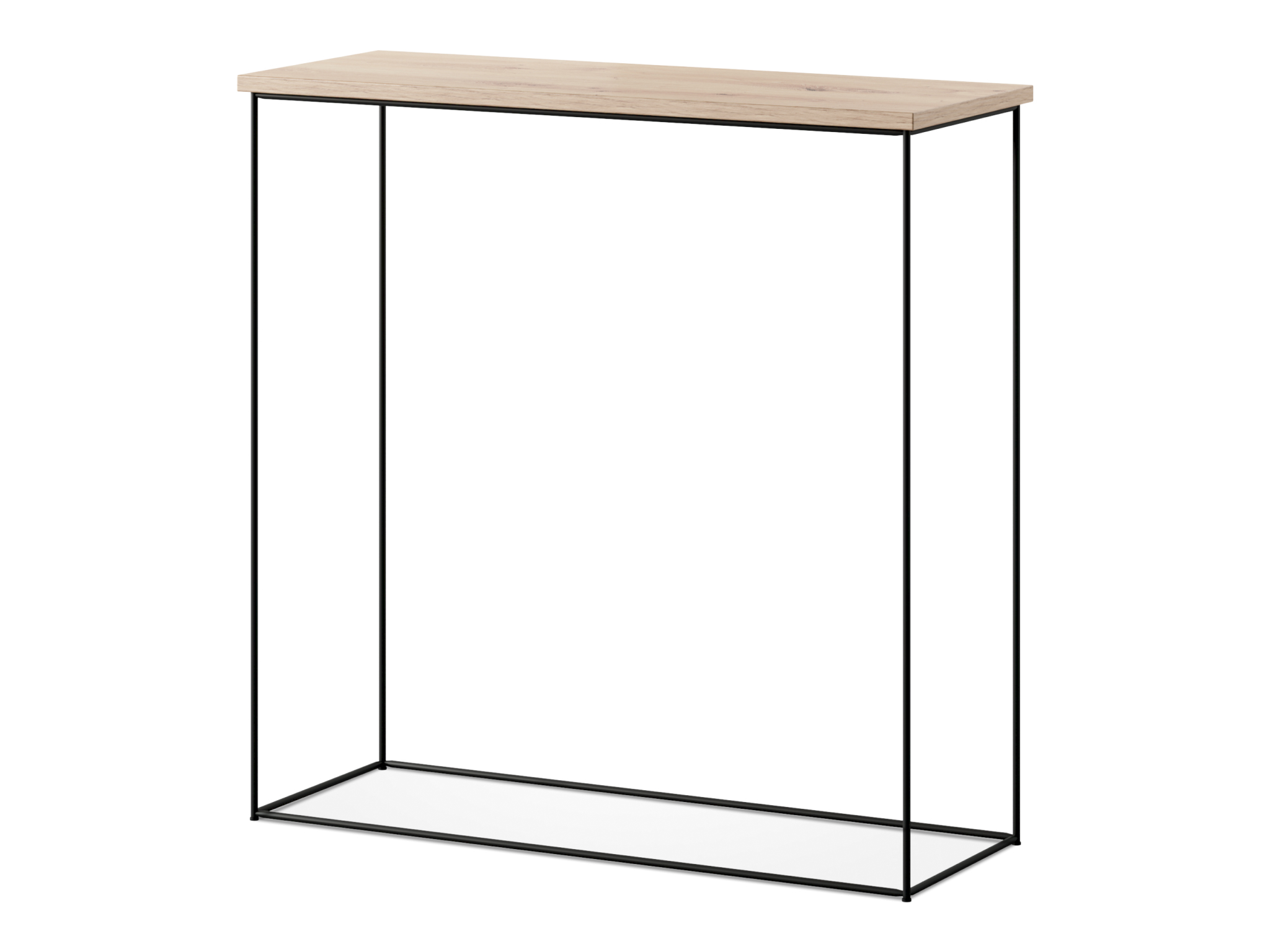 AR Konzolový stolík Misan - čierna/dub artisan