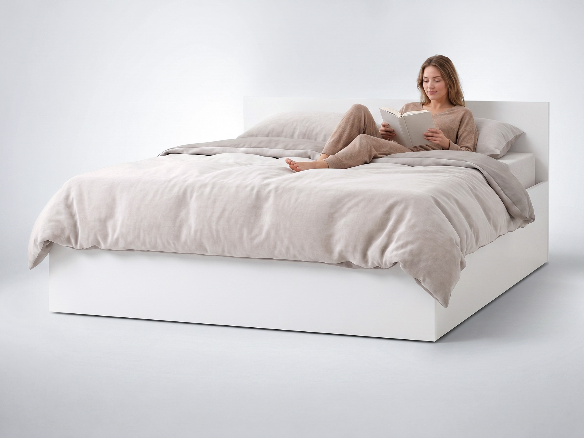 IM Manželská posteľ s úložným priestorom Dolly New 160x200 - biela