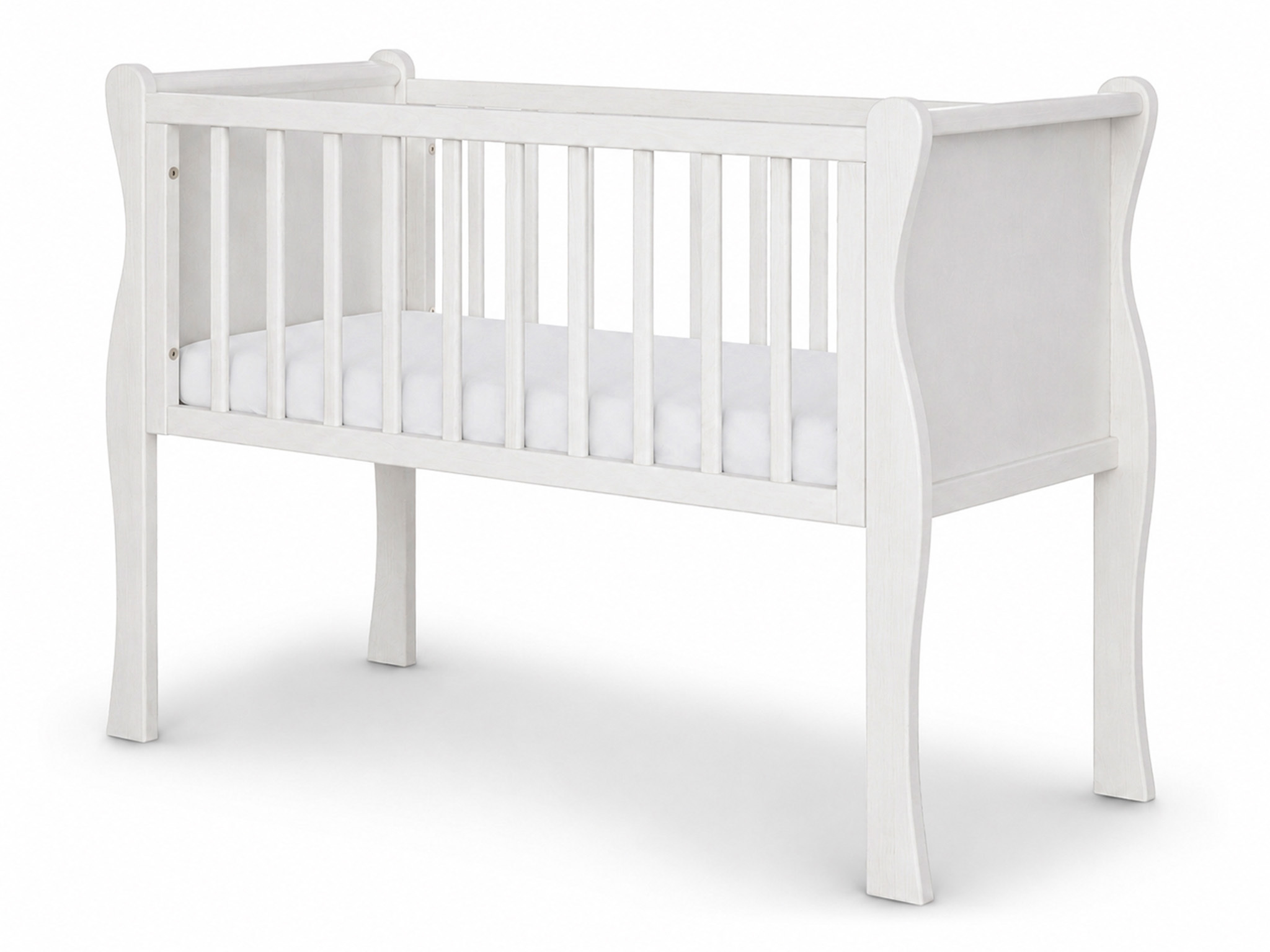 WO Detská postieľka Crib Noble 90x40 - biela