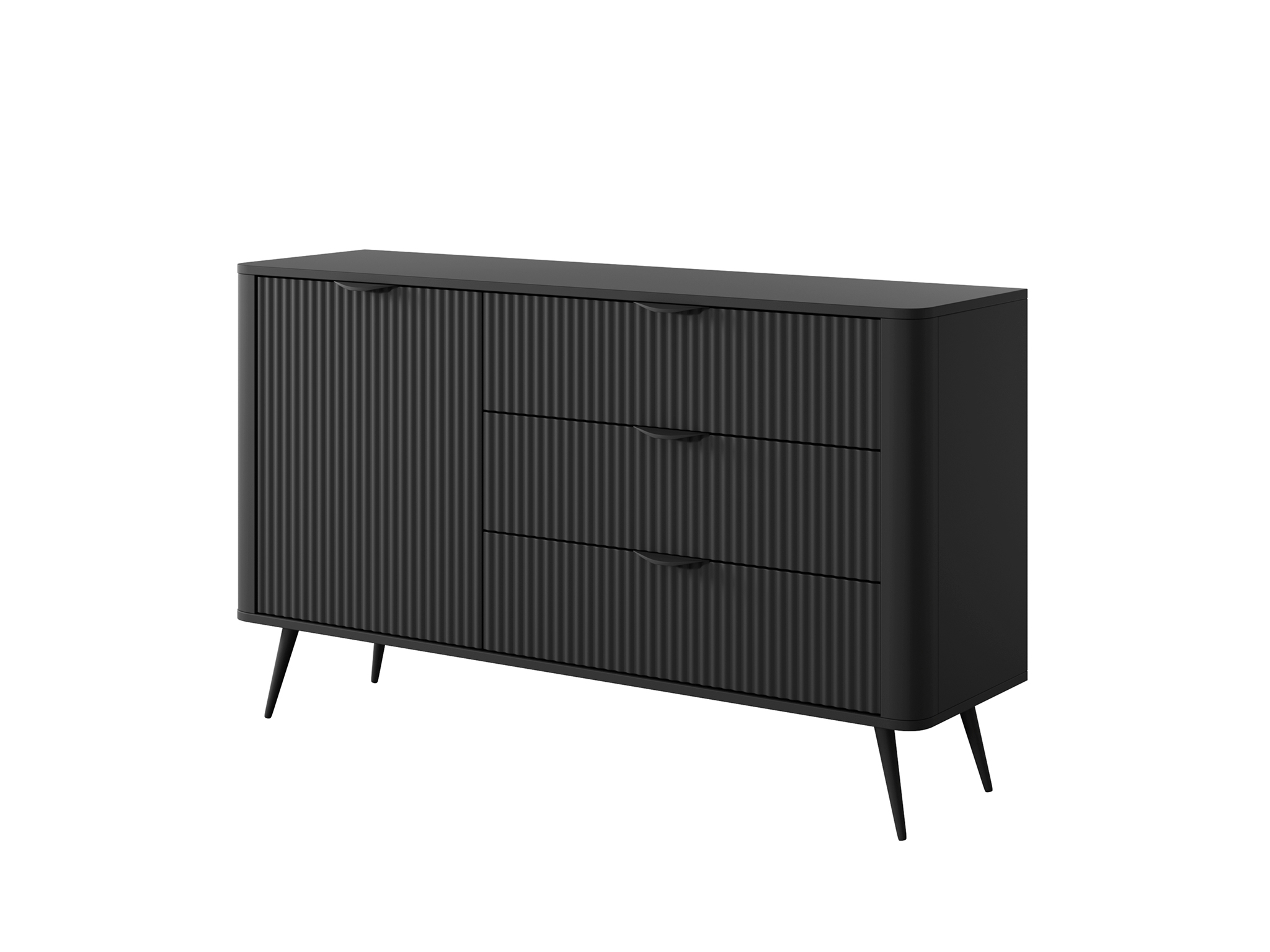 LANTE 138 D3S komód - fekete