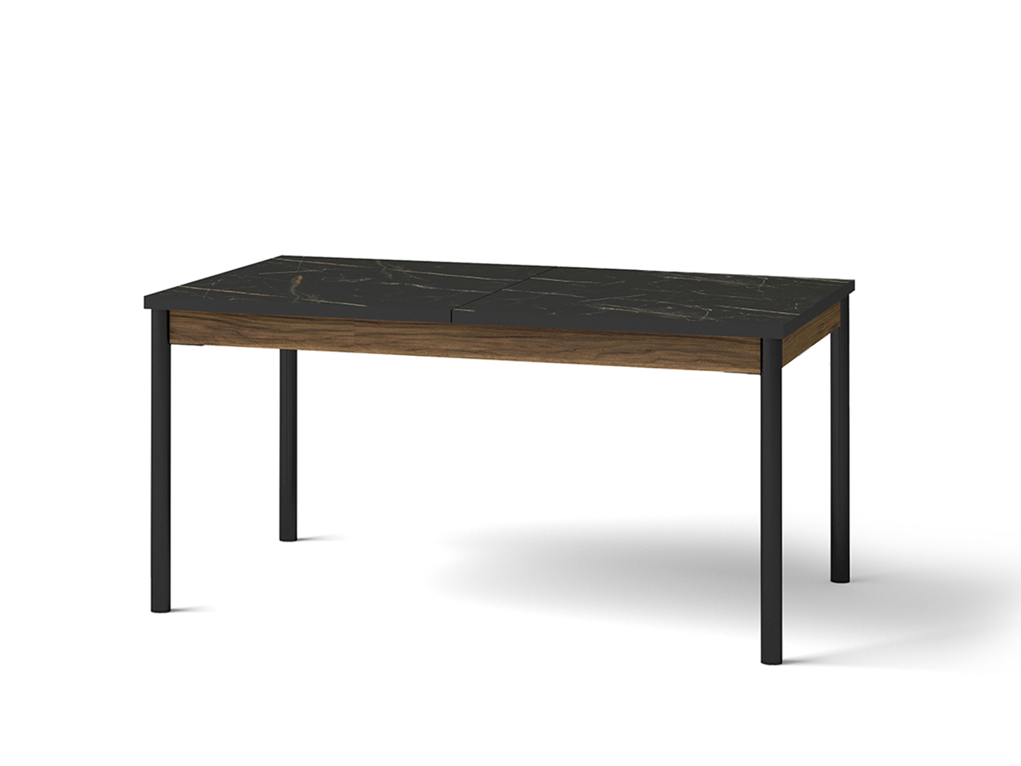 Rozkladací stôl Prestigo P14 160-240x90 - orech warmia / čierna