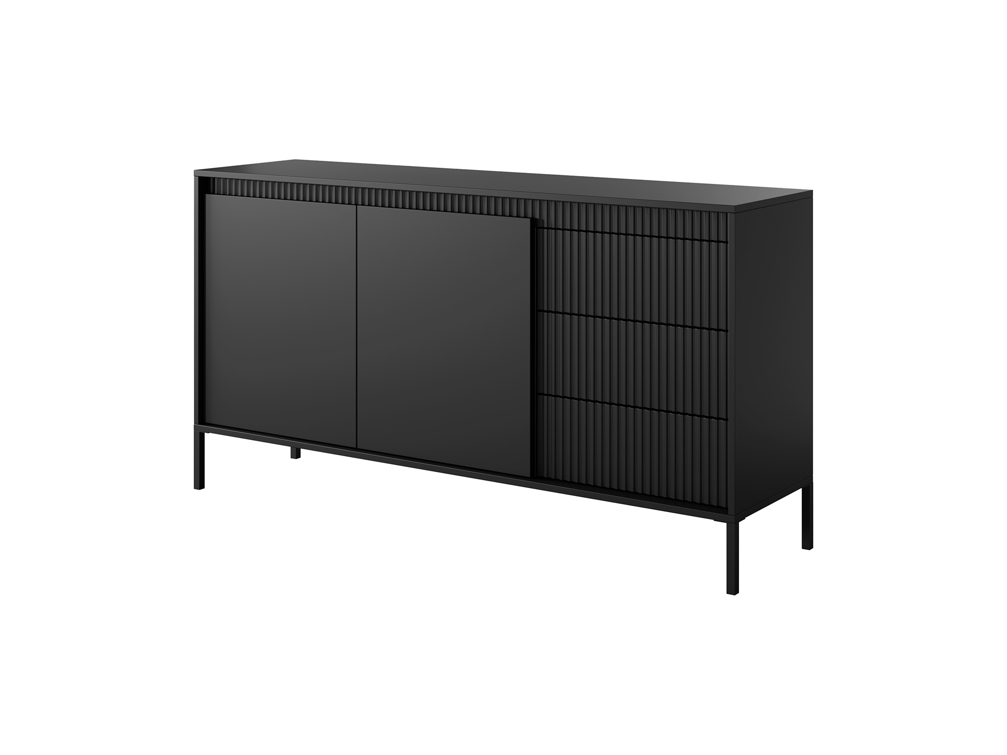 SENSO B153 komód - fekete
